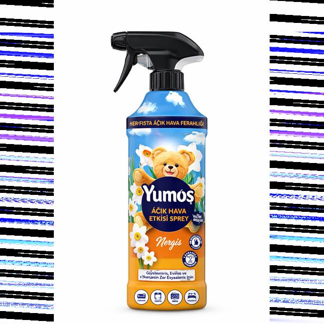 اسپری خوشبو کننده هوا یوموش YUMOS با رایحه گل نرگس حجم 450 میل