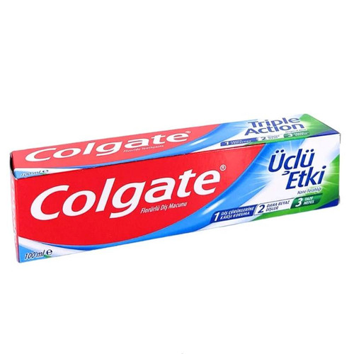 خمیر دندان کلگیت COLGATE سه کاره با طعم نعنا حجم 100 میل