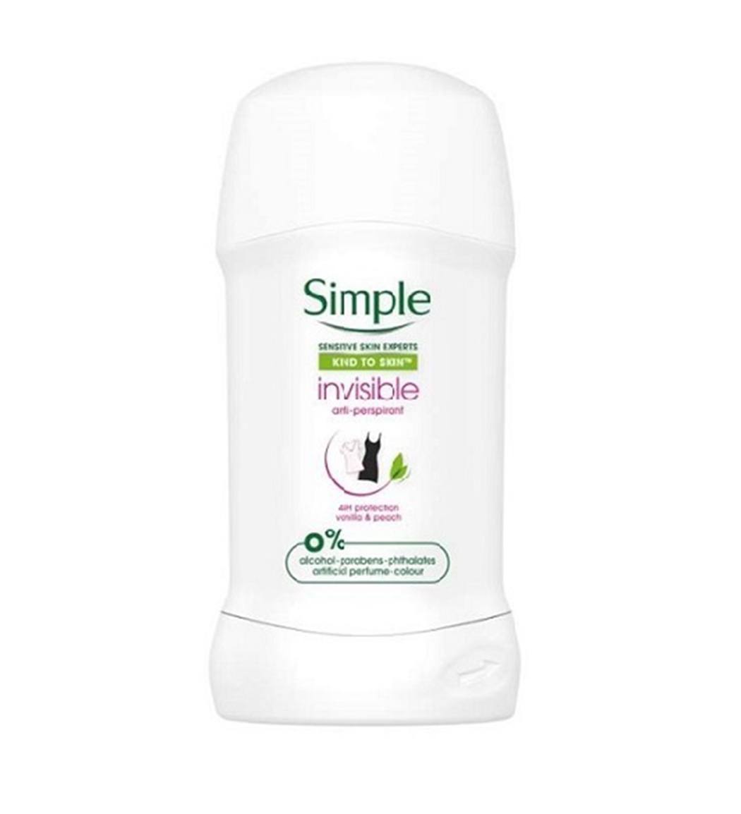 استیک ضدتعریق سیمپل مدل Invisible Vanilla & Peach