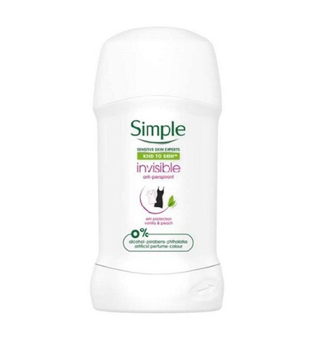 استیک ضدتعریق سیمپل مدل Invisible Vanilla & Peach