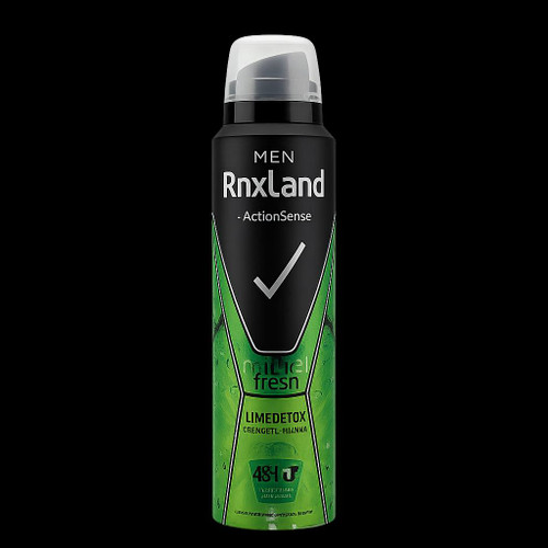 اسپری مردانه RnxLand مدل ActionSense LimeDetox