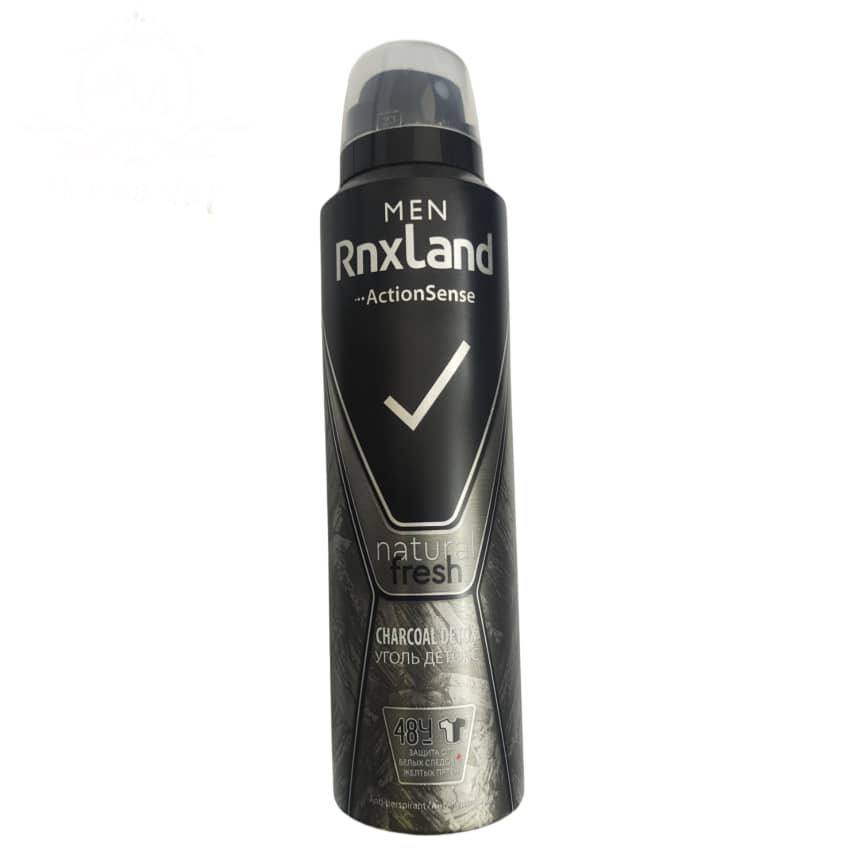 اسپری ضدتعریق مردانه RnxLand ActionSense Charcoal Detox