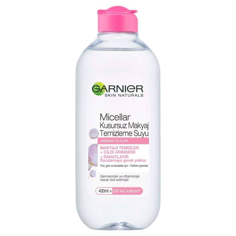 میسلار واتر گارنیر مدل Micellar مخصوص پوست حساس حجم 400 میلی‌لیتر