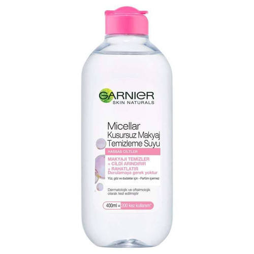 میسلار واتر گارنیر مدل Micellar مخصوص پوست حساس حجم 400 میلیلیتر